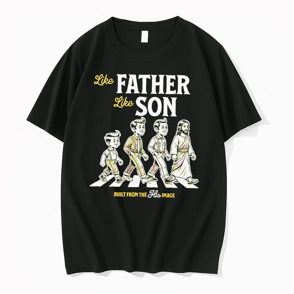 Jesus Like Father Like Son Abbey Road Built From The Image Shirts