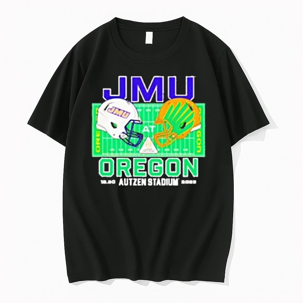 Jmu Vs Oregon 2025 College Football Playoff Shirts