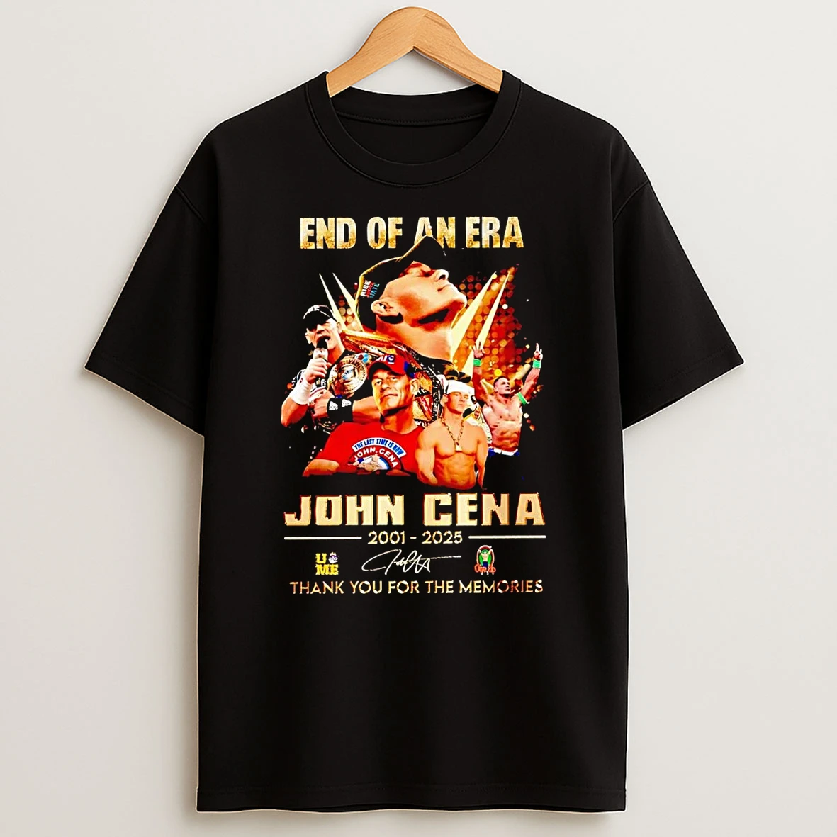 John Cena 2001 2025 End Of An Era Shirts
