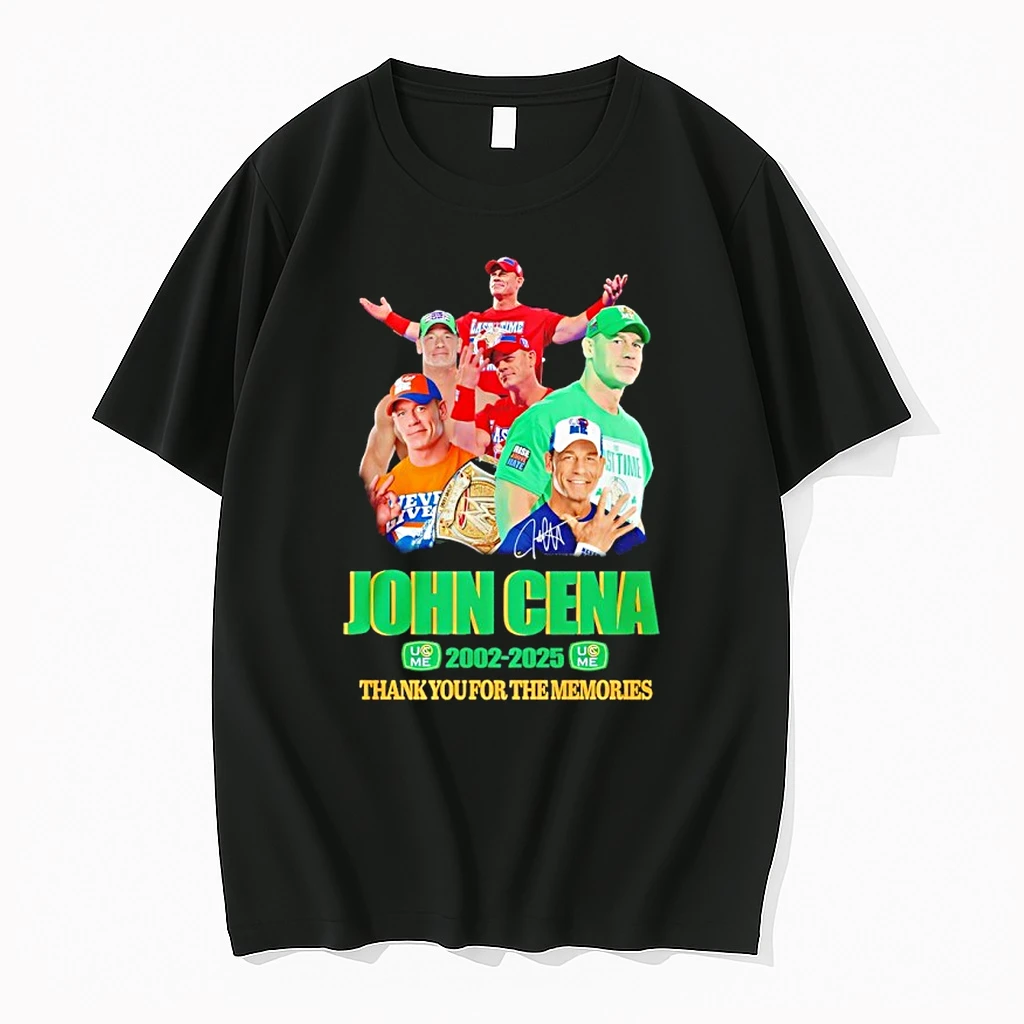 John Cena 23 Years 2002 2025 Thank You For The Memories Signature Shirts