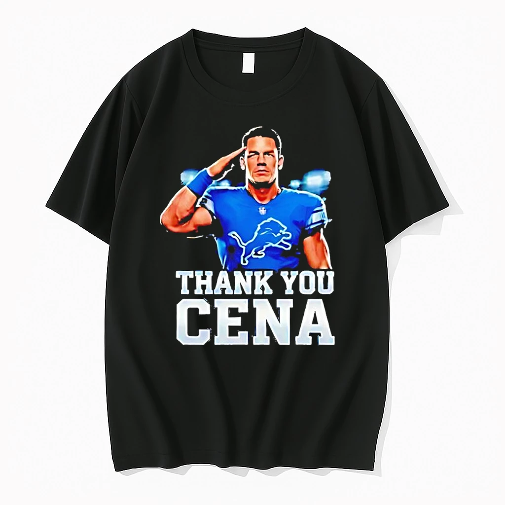 John Cena X Detroit Lions Thank You Cena Shirts