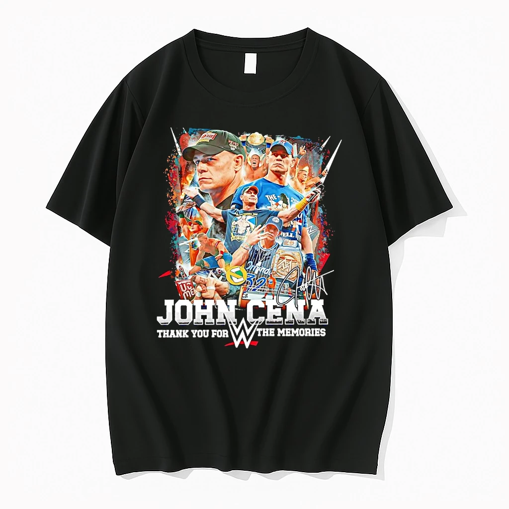 John Cena Thank You For The Memories Signature Shirts