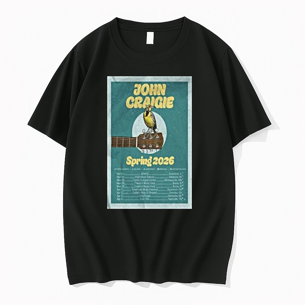 John Craigie Spring 2026 Tour Shirts