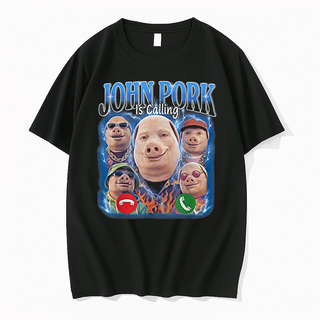 John Pork Is Calling Meme Vintage John Pork Bootleg Shirts