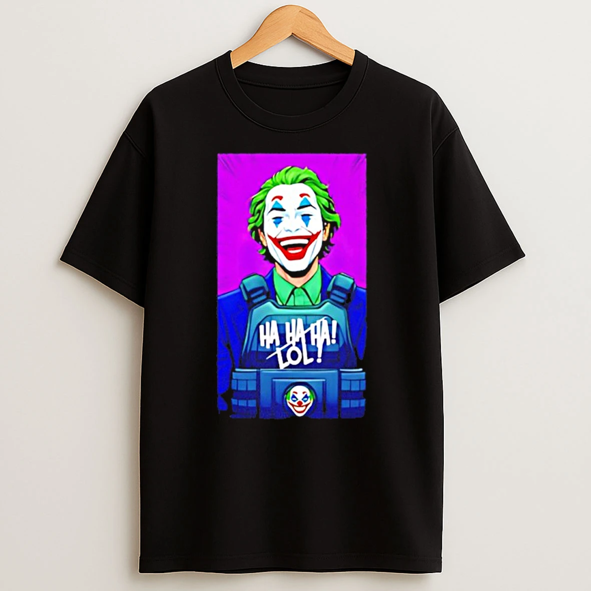 Joker Paul Miller Ha Ha Ha Lol Clown Shirts