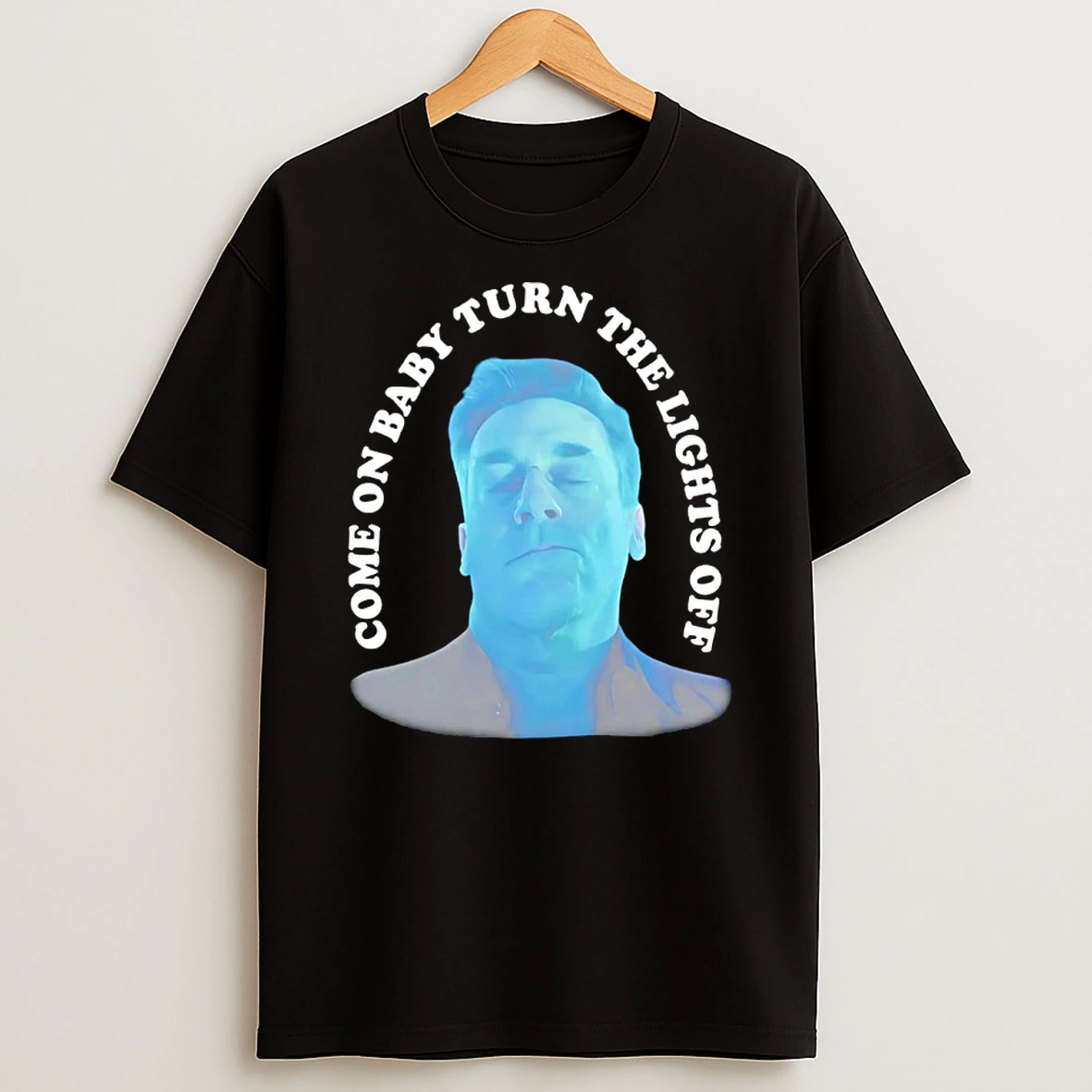 Jon Hamm Come On Baby Turn The Lights Off Dance Club Meme Shirts