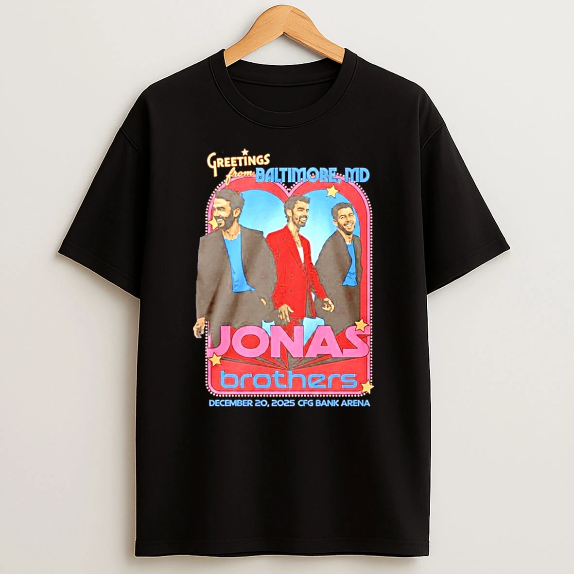 Jonas Brothers Greetings From Your Hometown Baltimore Md Shirts