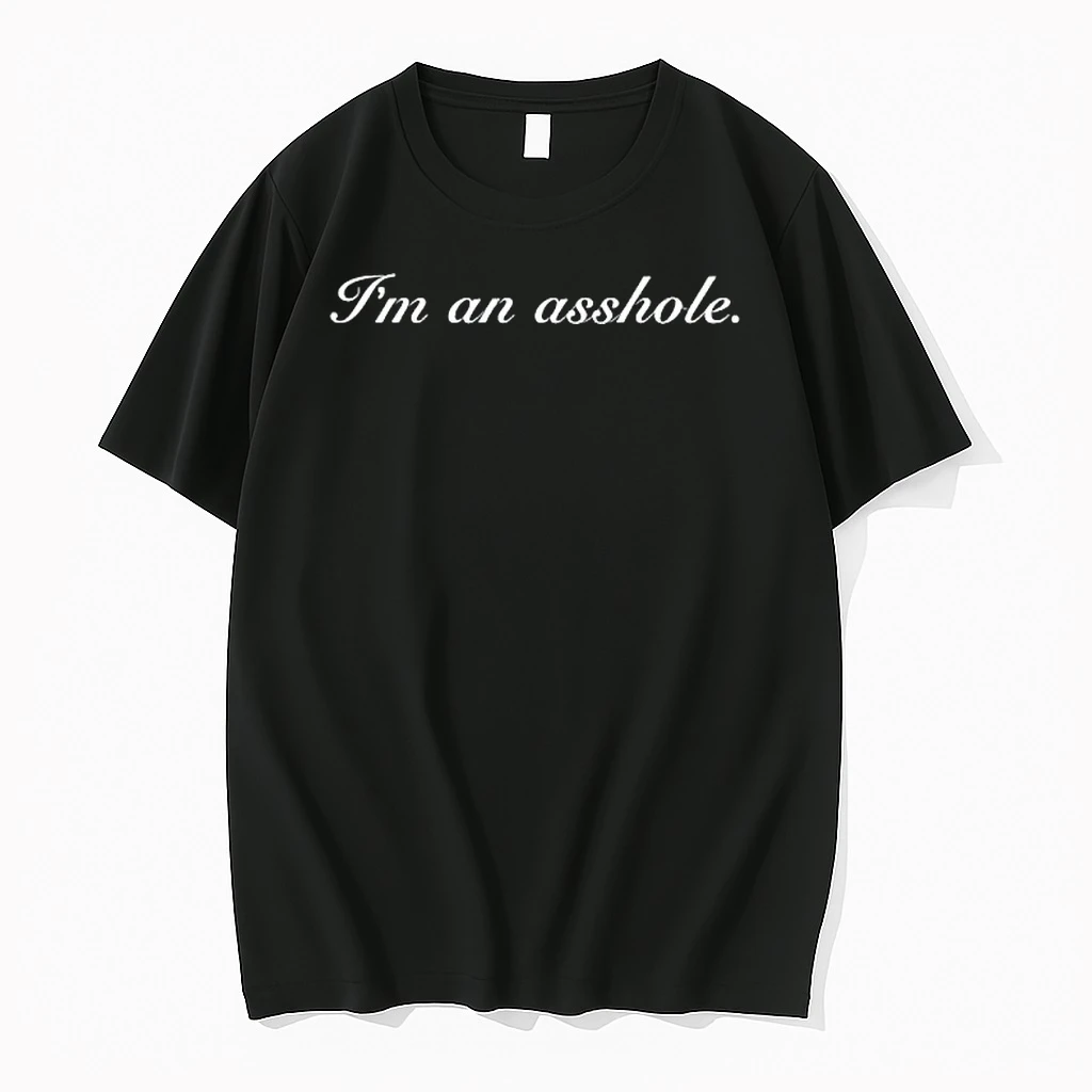 Jonathan Fine Wearing Im An Asshole Shirts