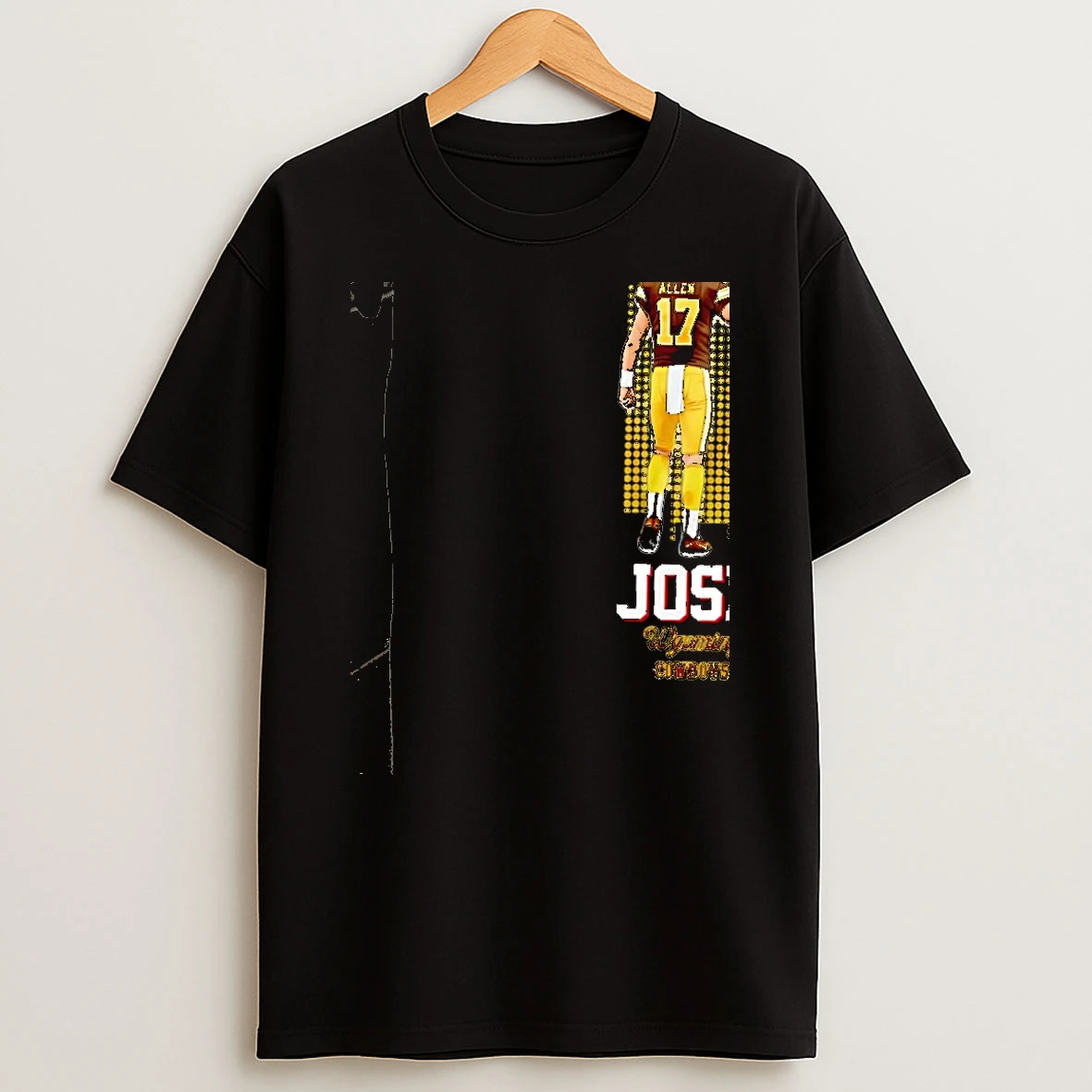 Josh Allen Wyoming Forever In The Rafters Signature Black Shirts