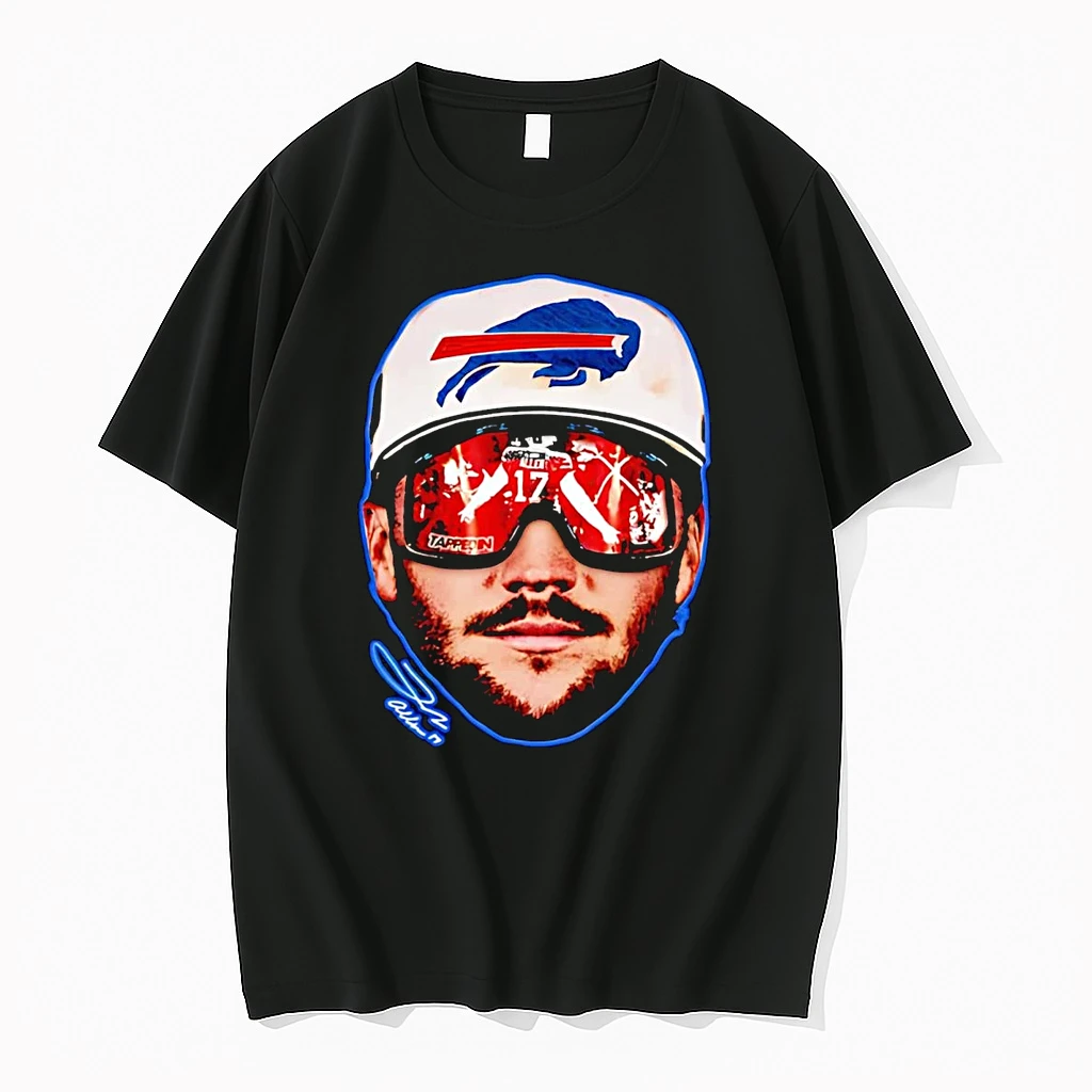 Josh Allen Sunglasses Big Face Buffalo Bills Shirts