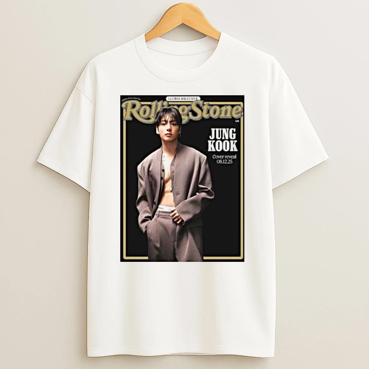 Jung Kook Graces The Cover Of Rolling Stone Uk Global Exclusive Cover Reveal December 8 2025 Shirts