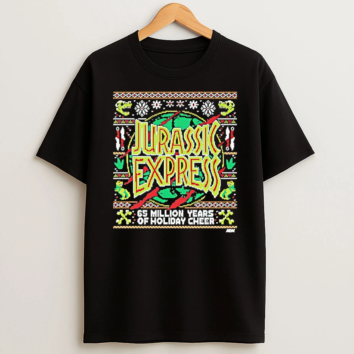 Jurassic Express 65 Million Years Of Holiday Cheer Christmas Shirts