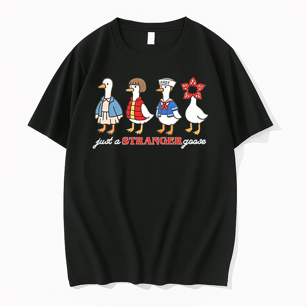 Just A Stranger Goose Stranger Things Shirts