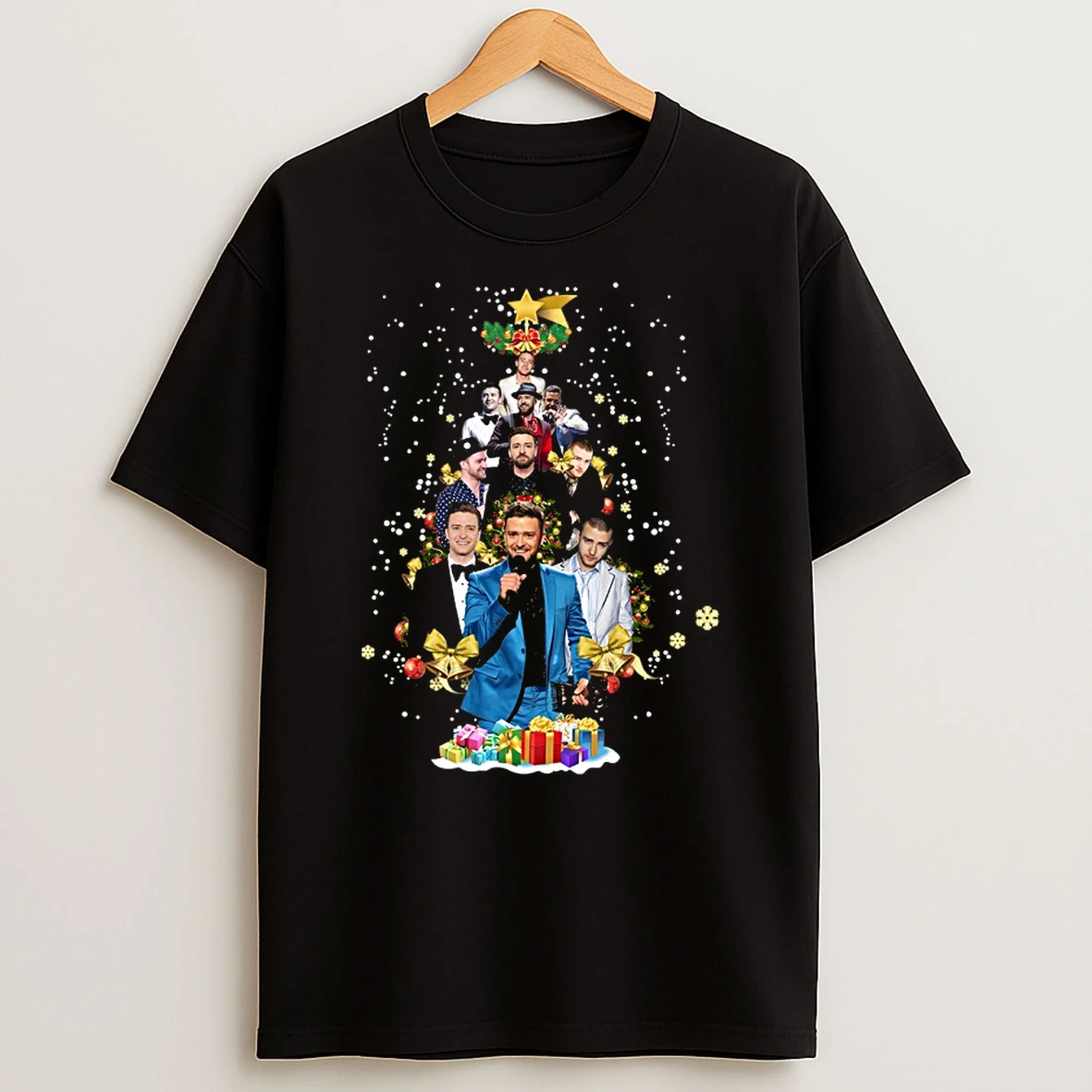Justin Randall Timberlake Christmas Tree Shirts