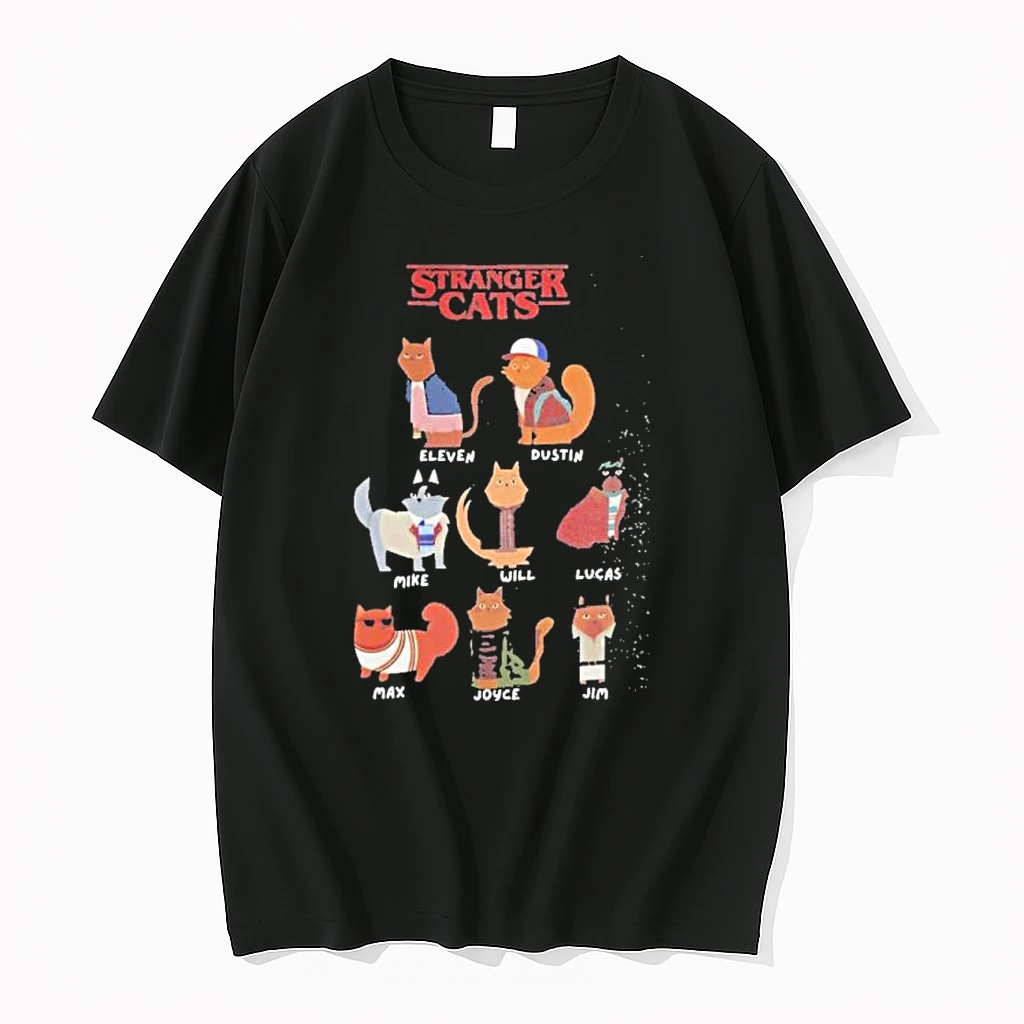 K12ghfzn Stranger Cats Stranger Things Season 5 Shirts