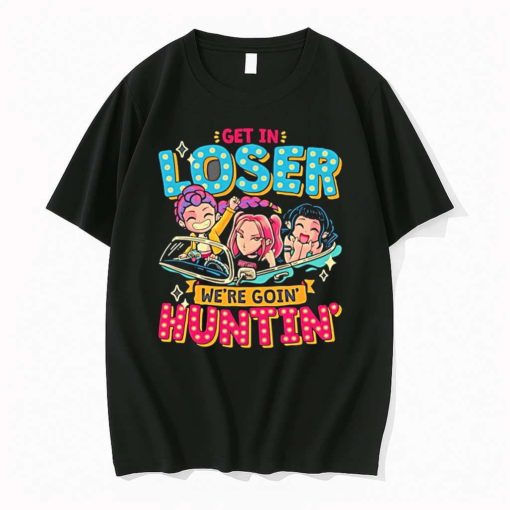 Kpop Demon Hunters And Mean Girls Get In Loser Were Going Huntin Shirts