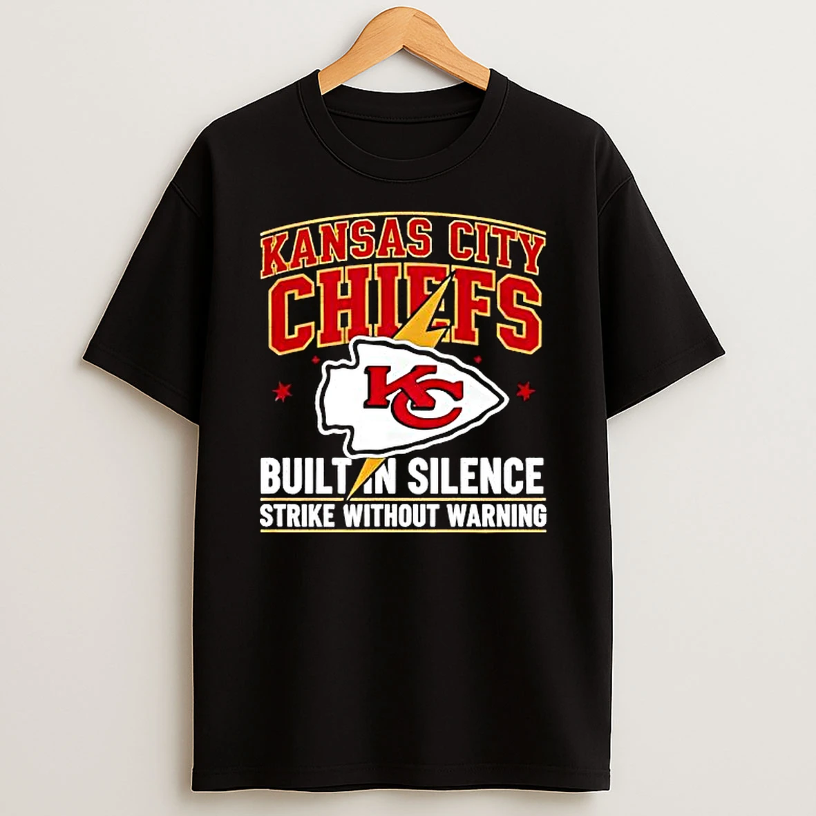 Kansas City Chiefs Built In Silence Strike Without Warning Shirts