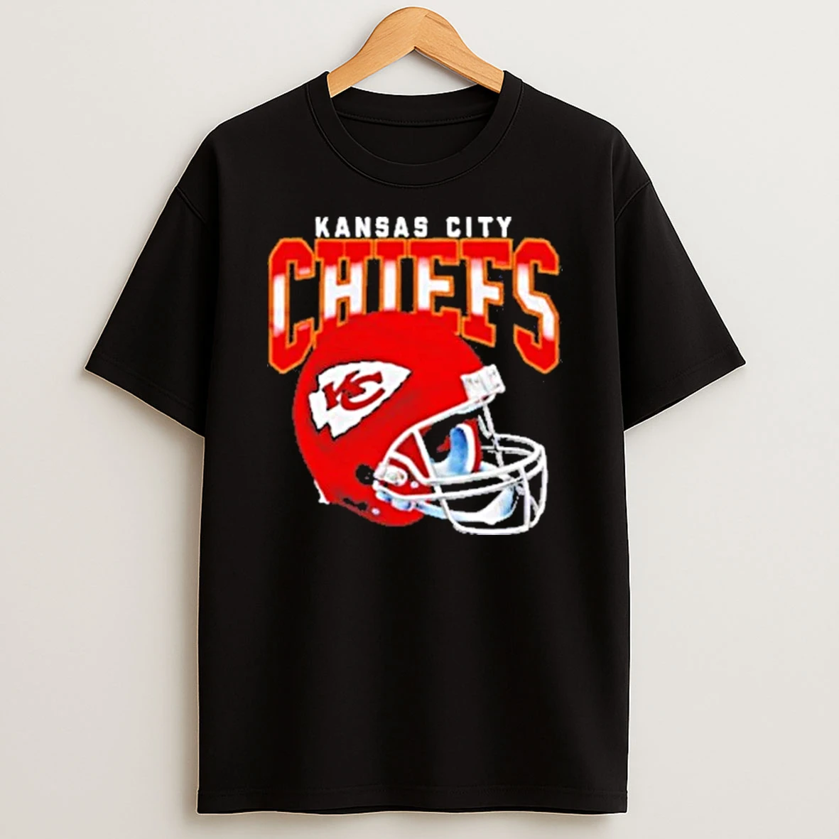 Kansas City Chiefs Gradient Helmet Shirts