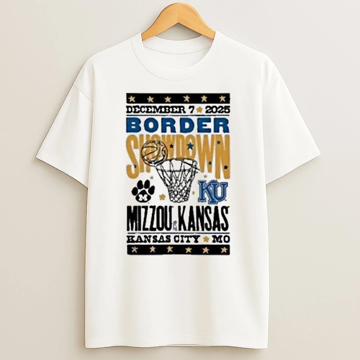 Kansas Jayhawks Summit 2025 Border Showdown Shirts