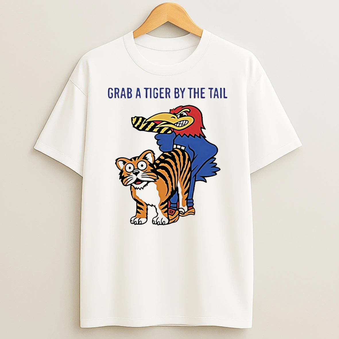 Kansas Jayhawks Vs Missouri Tigers Grab A Tiger By The Tail Shirts
