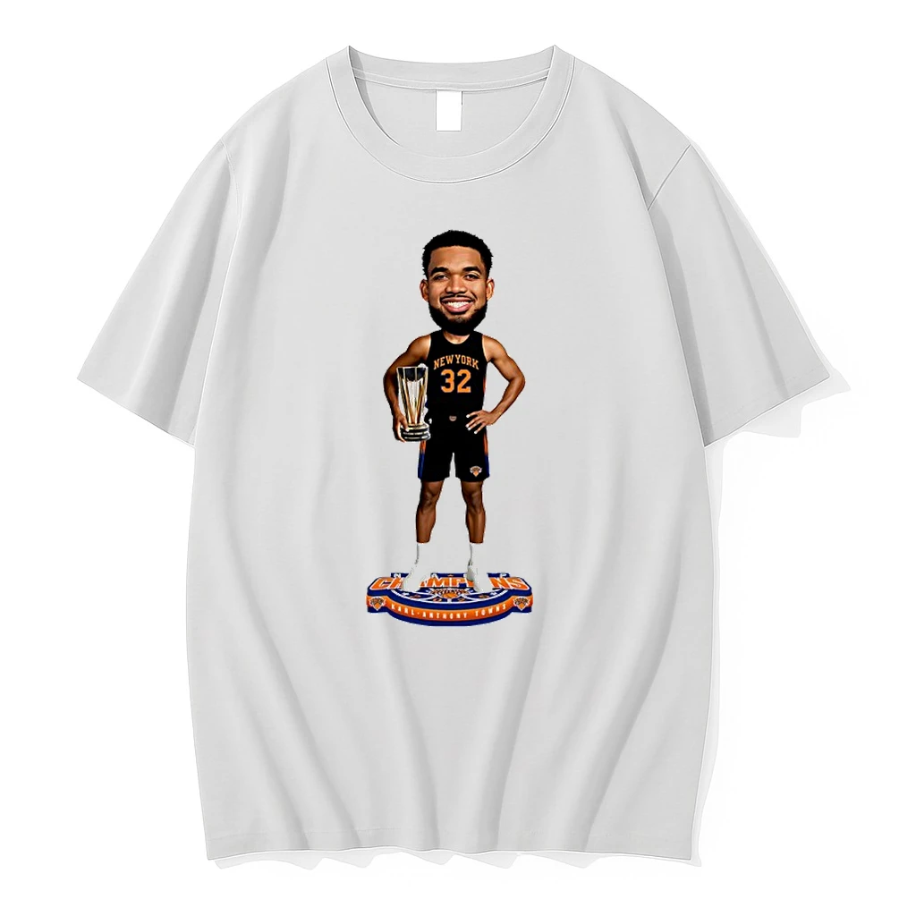 Karl Anthony Towns New York Knicks Nba Cup Champions Caricature Shirts