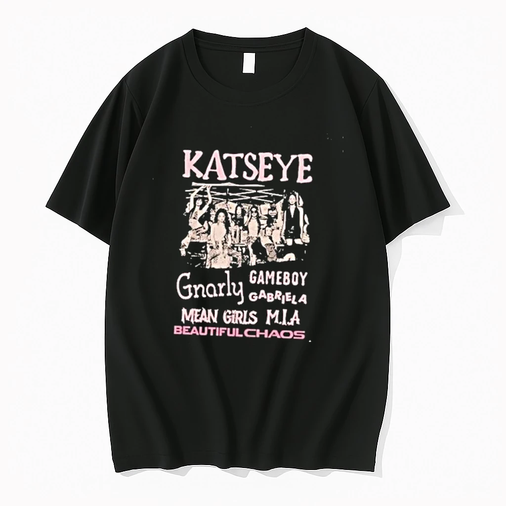 Katseye Beautiful Chaos Gnarly Gameboy Gabriela Mean Girls Shirts