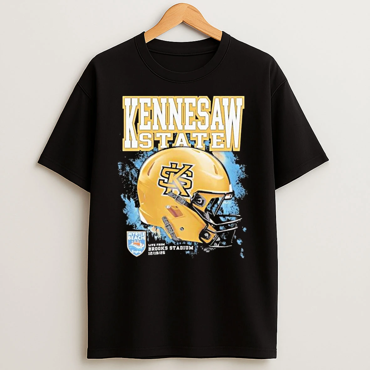 Kennesaw State Owls Myrtle Beach Bowl Helmet Shirts