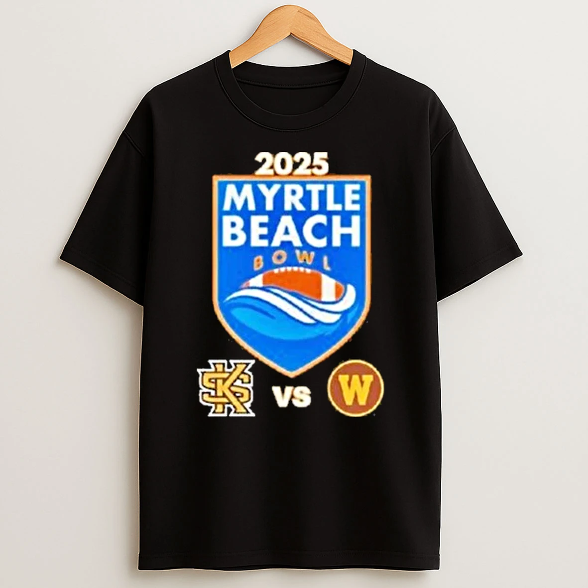 Kennesaw State Owls Vs Western Michigan Broncos Football Myrtle Beach Bowl 2025 Shirts