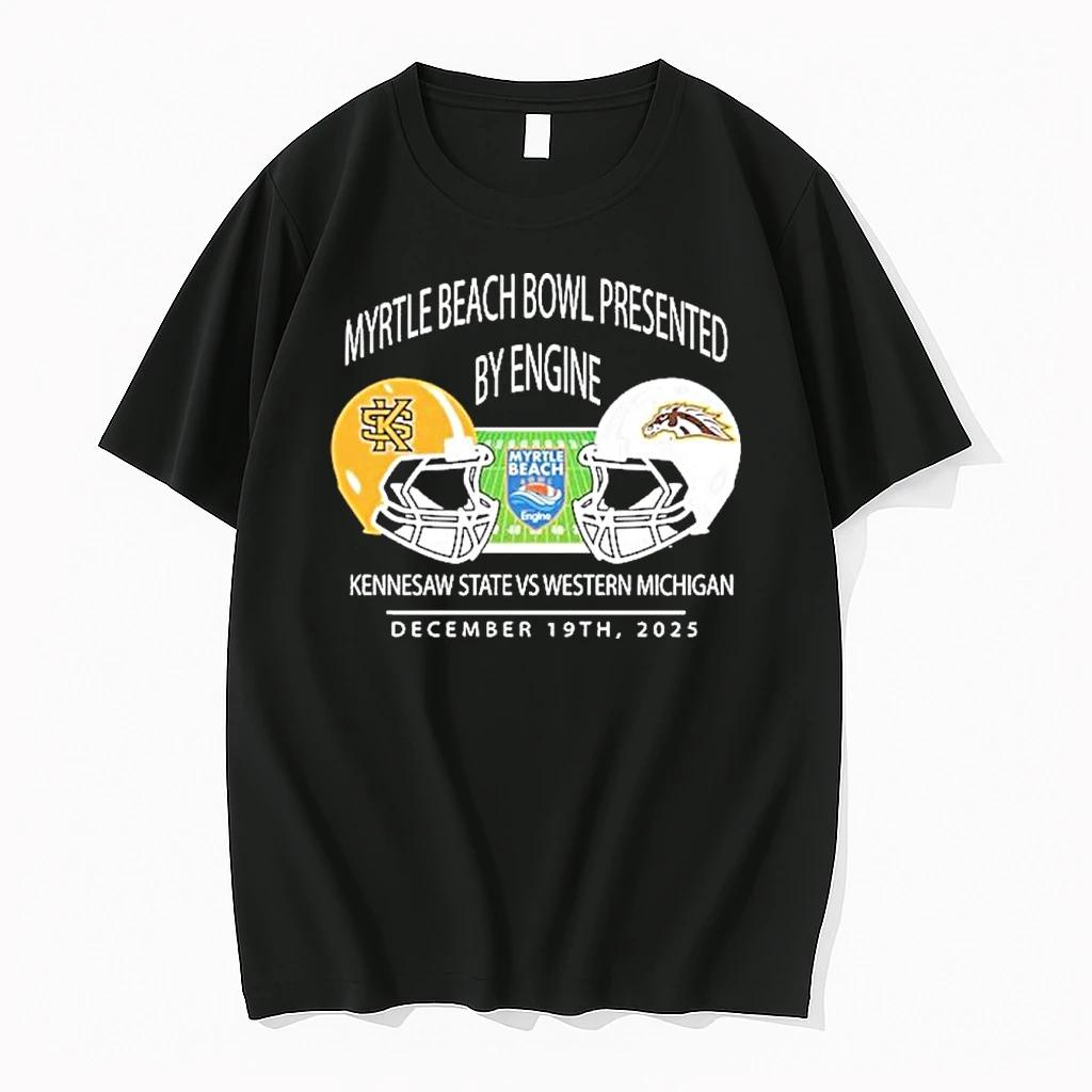 Kennesaw State Owls Vs Western Michigan Broncos Myrtle Beach Bowl December 19th 2025 Shirts