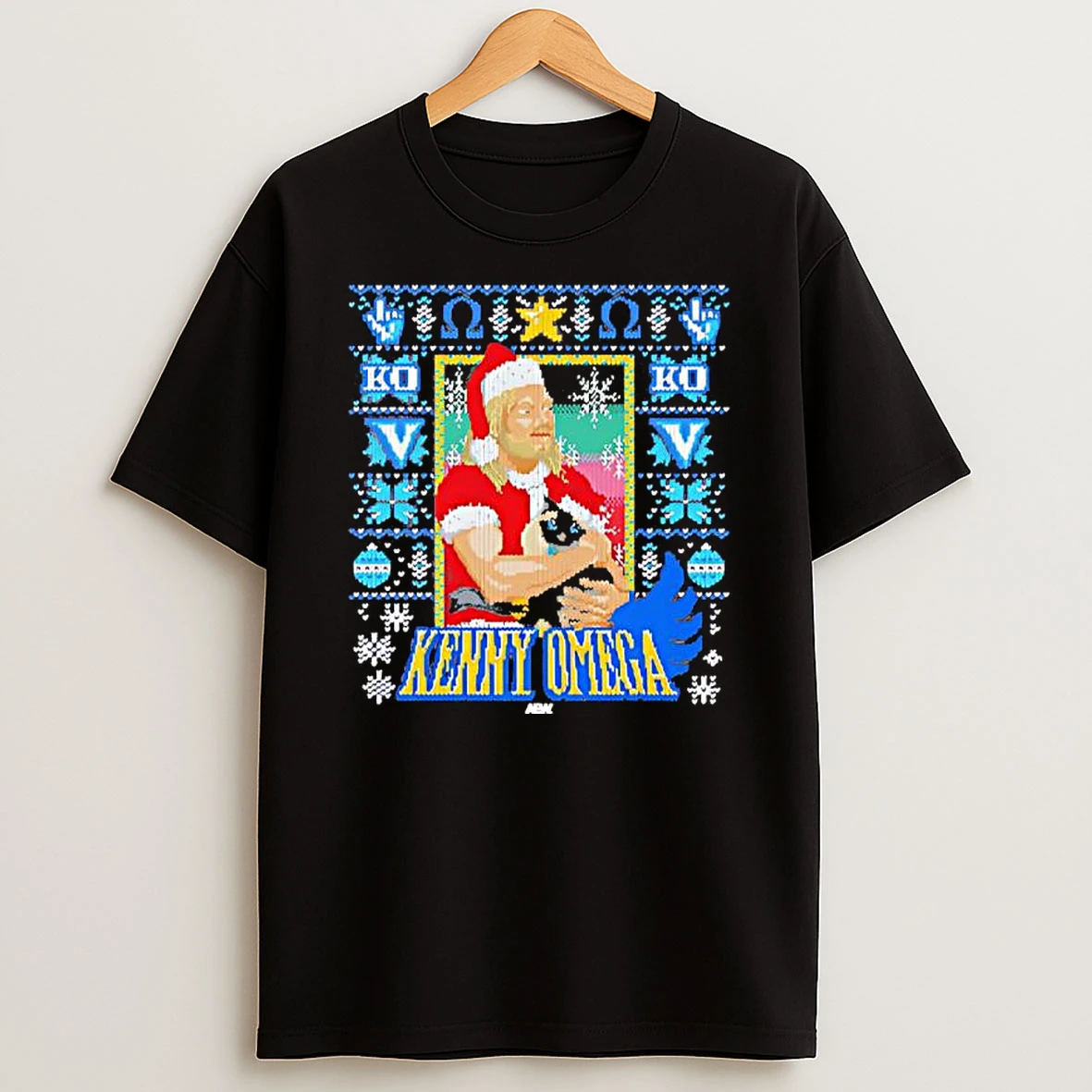 Kenny Omega Purrfect Christmas Holiday Shirts