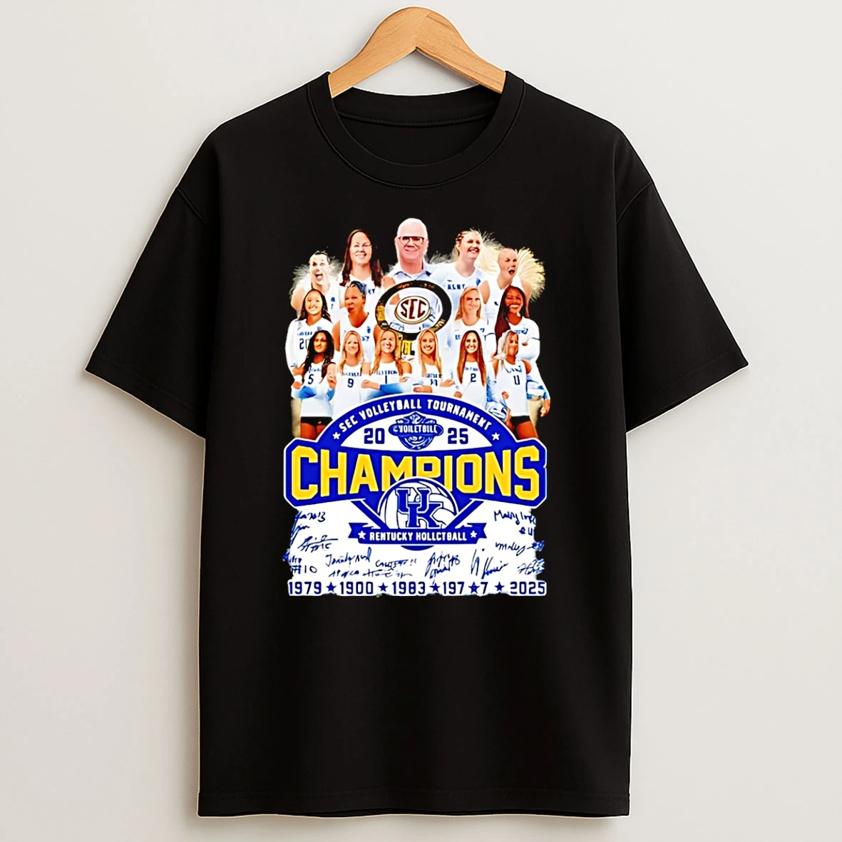 Kentucky Sec Volleyball Tournament 2025 Champions Shirts