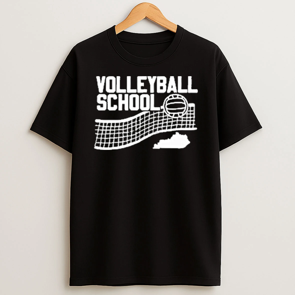 Kentucky The Volleyball School Ball And Net Logo Shirts