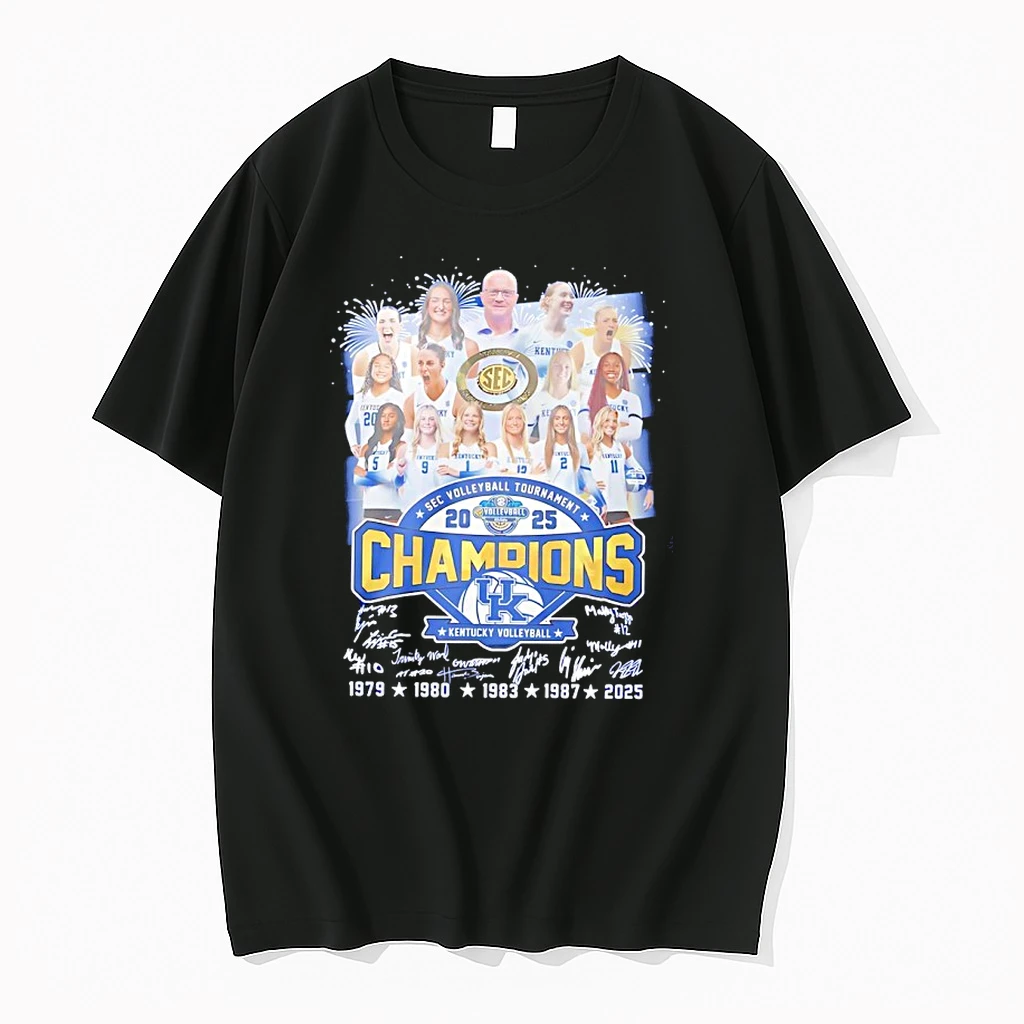 Kentucky Wildcats Sec Womens Volleyball Champions 2025 5 Time Shirts