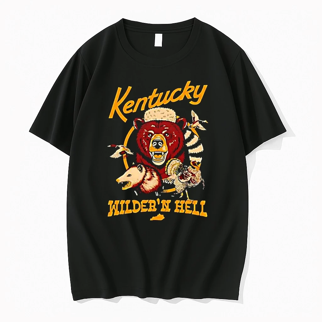 Kentucky Its Wildern Hell Yall Animals Graphic Shirts