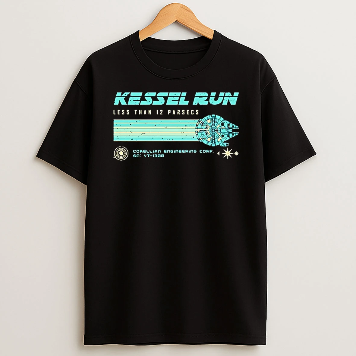 Kessel Run Less Than 12 Parsecs Corellian Engineering Corp Shirts