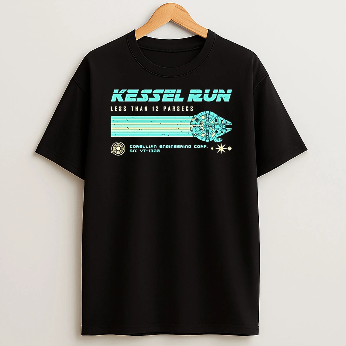 Kessel Run Less Than 12 Parsecs Corellian Engineering Corp Sn Yt 1300 Shirts