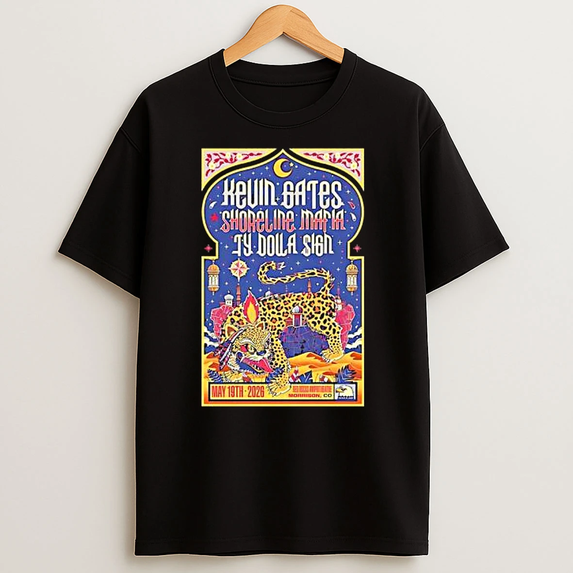 Kevin Gates With Shoreline Mafia And Ty Dolla Sign Live At Red Rocks Amphitheatre 2026 Shirts
