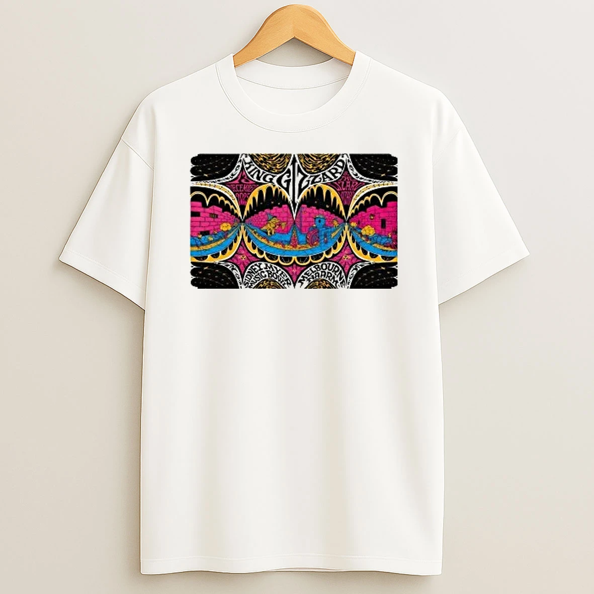 King Gizzard And The Lizard Wizard At Sidney Myer Music Bowl On Dec 13 2025 Shirts