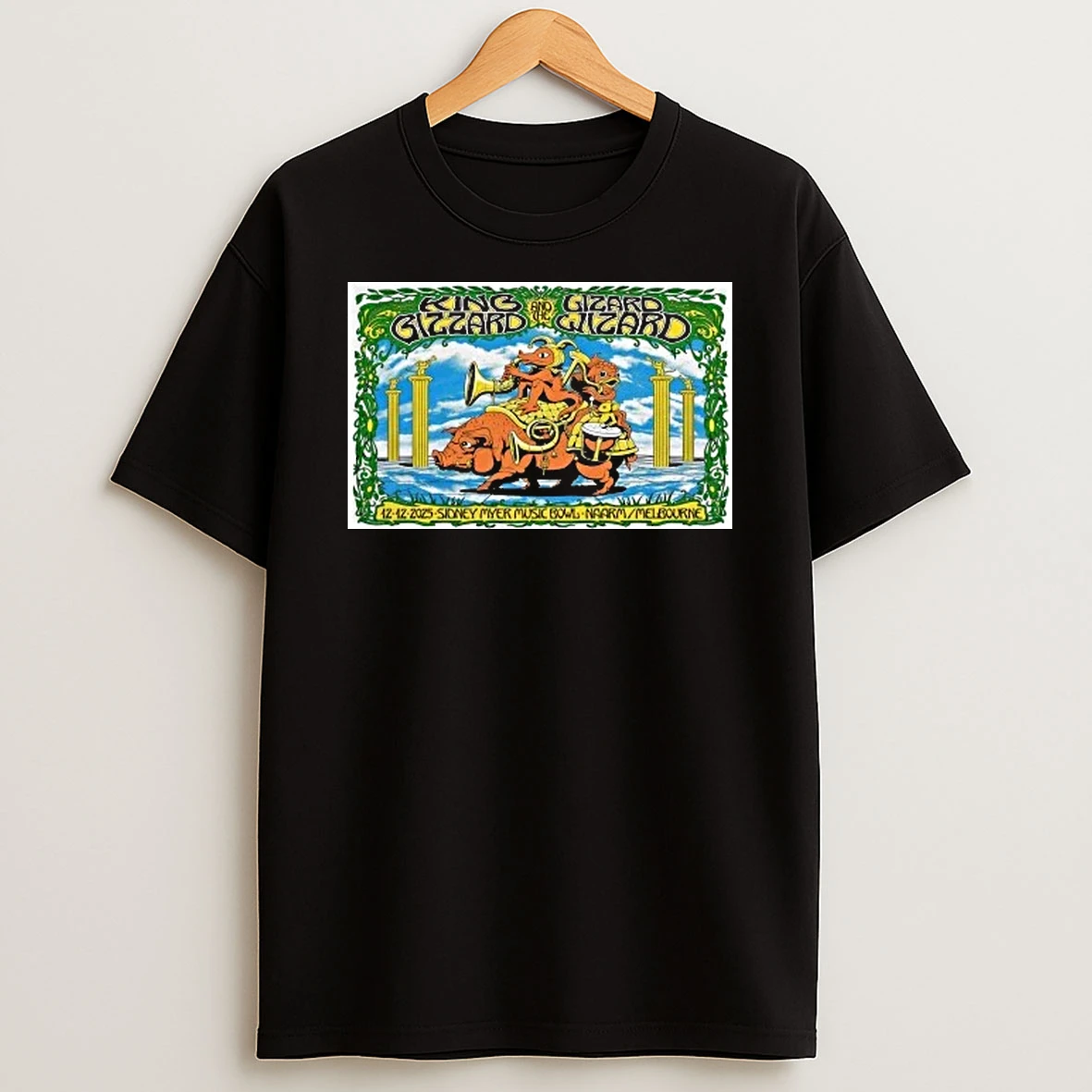 King Gizzard And The Lizard Wizard Sidney Myer Music Bowl Dec 12 2025 Shirts