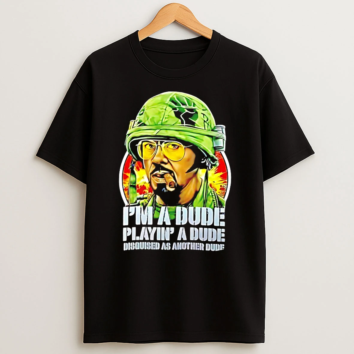 Kirk Lazarus Im A Dude Playin A Dude Shirts