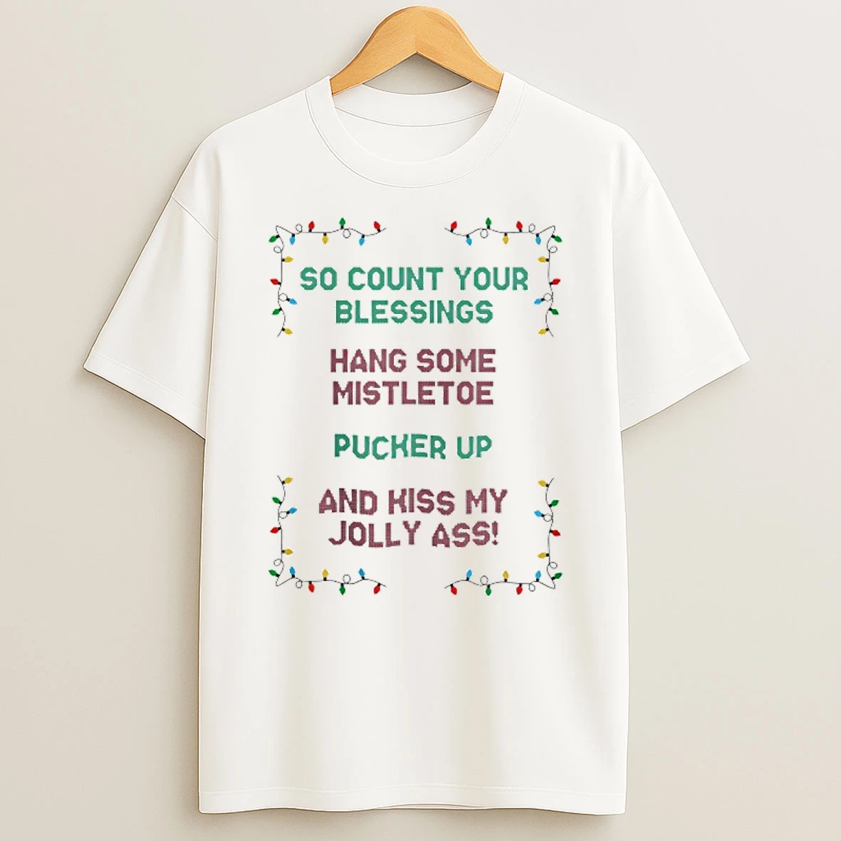 Kiss My Jolly Ass Christmas Shirts