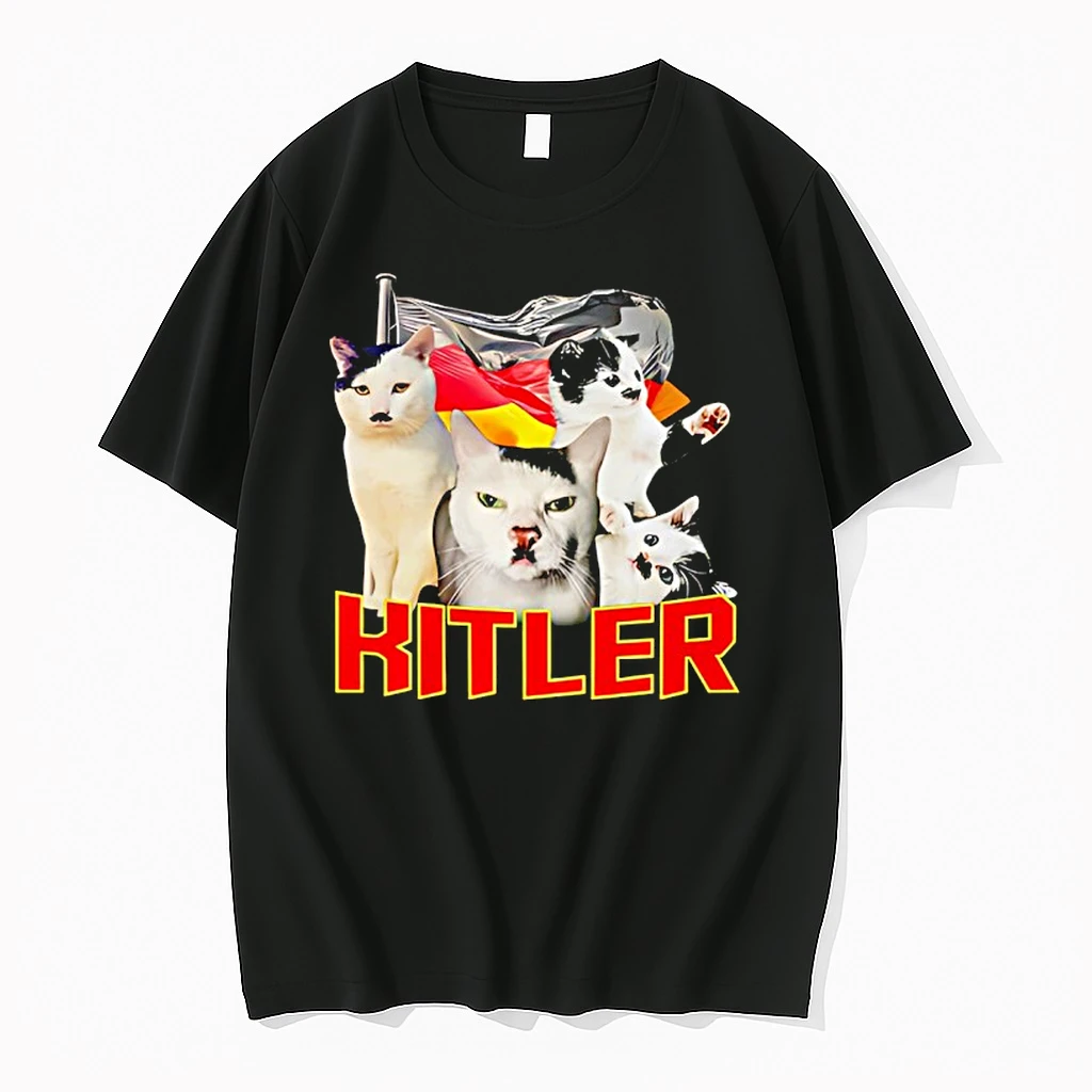 Kitler Hitler Cat Graphic Funny Shirts