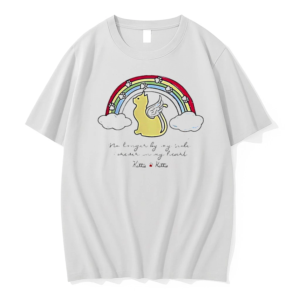 Kittie Kittie Rainbow Bridge Cat Shirts