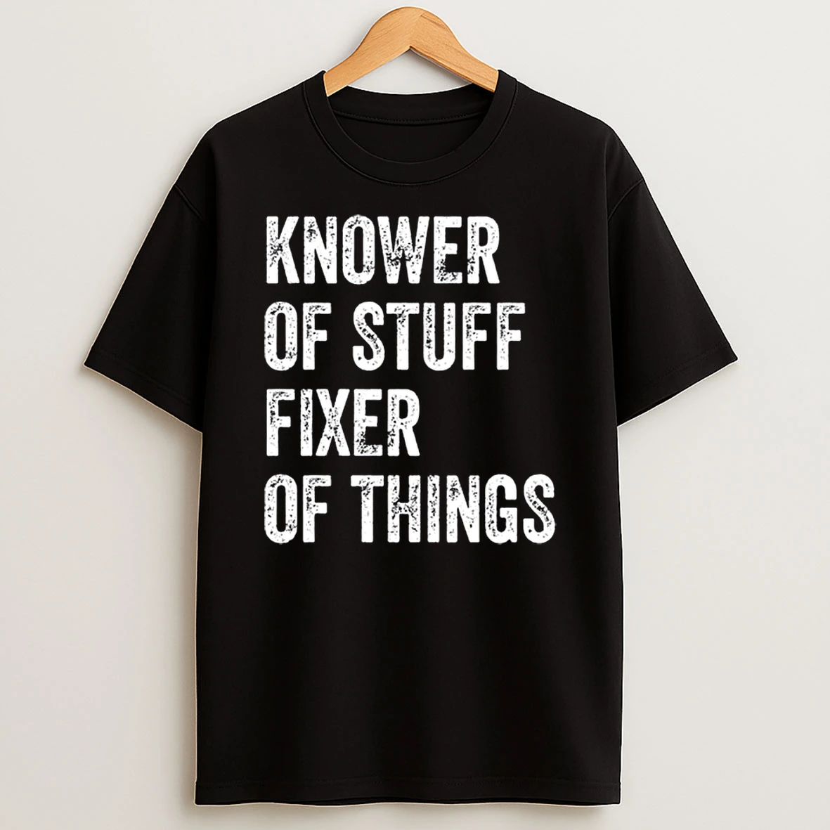 Knower Of Stuff Fixer Of Things Vintage Diy Lover Handyman Shirts