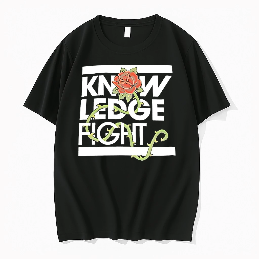 Knowledge Fight Flower Shirts