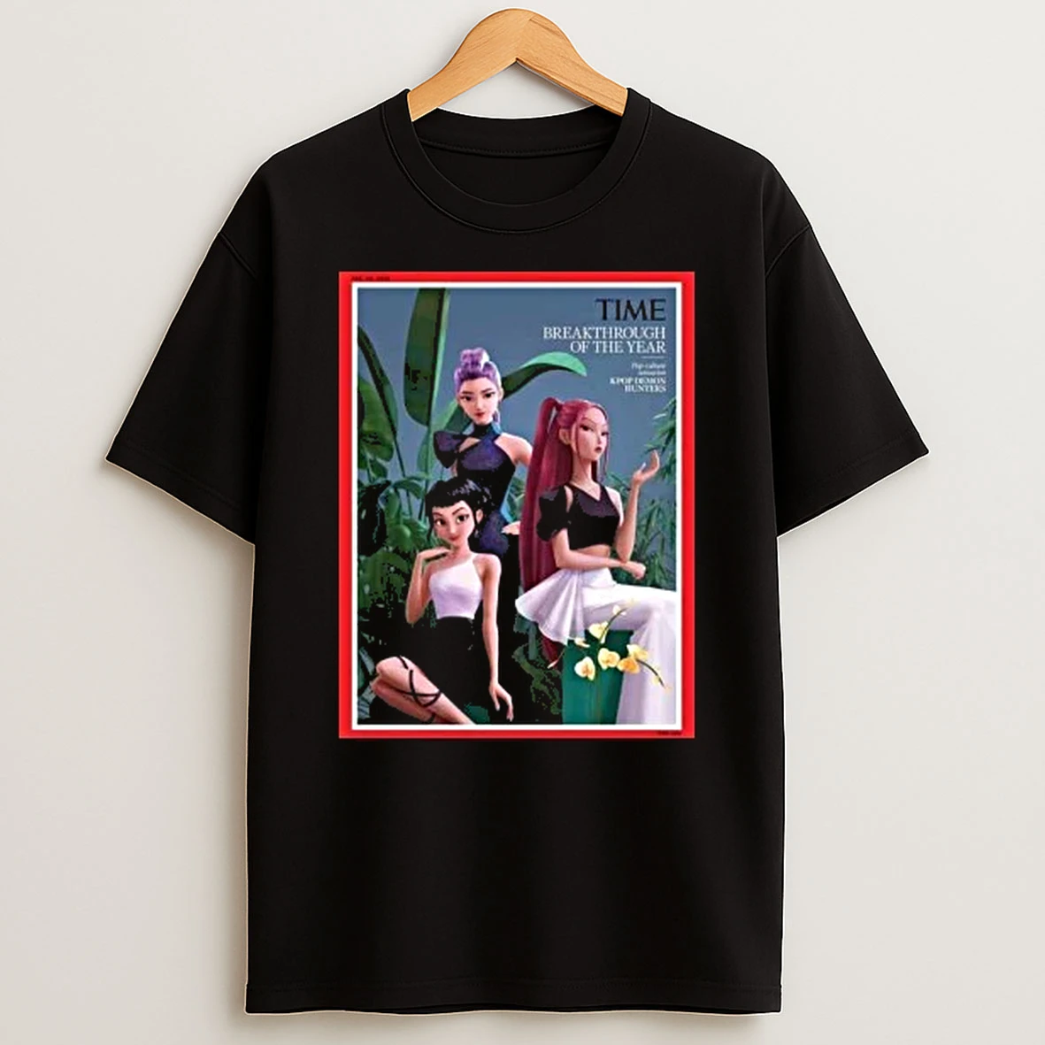Kpop Demon Hunter On The Cover Of Time Breakthrough Of The Year Issue December 29 2025 Shirts