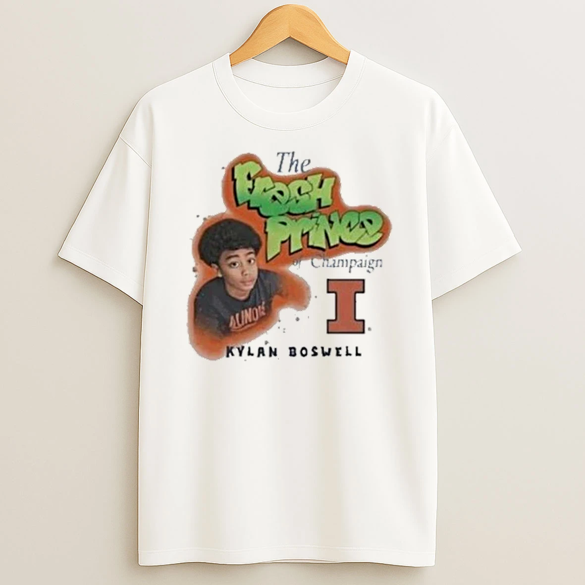 Kylan Boswell The Fresh Prince Of Champaign Illinois Fighting Illini Shirts
