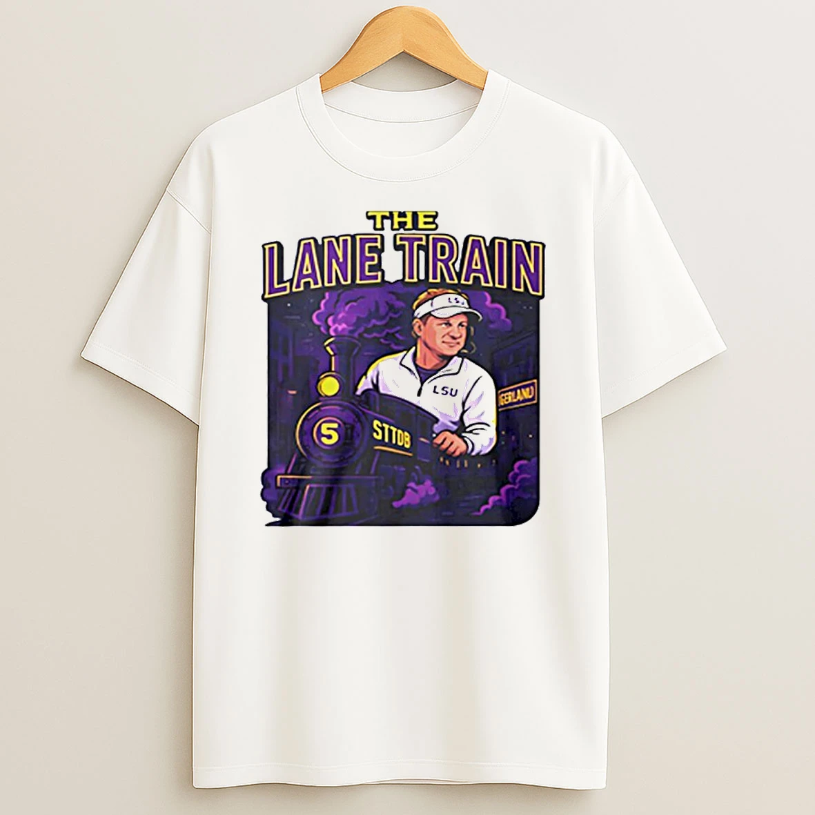 Lsu The Lane Train Lane Kiffin Shirts