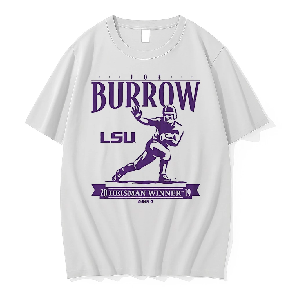 Lsu Tigers Football Joe Burrow Heisman Winner Trophy Shirts