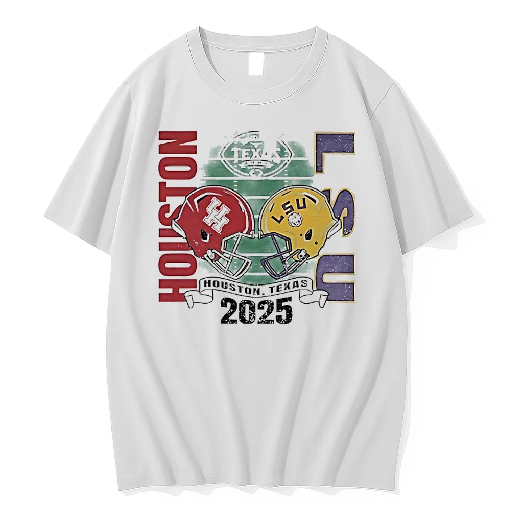 Lsu Tigers Vs Houston Cougars Kinders Texas Bowl Helmet 2025 Shirts